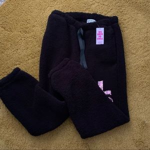 Fuzzy pj pants